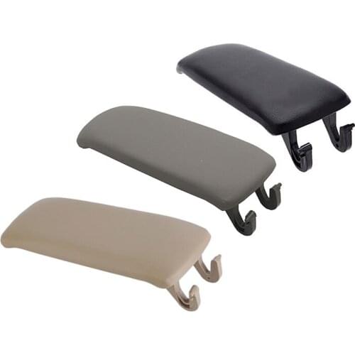 Luxury Leather Car Armrest Latch Cover For Audi A6 C5 1998-2005 Center Console Arm Rest Storage Box Lid Cover Auto Accessories