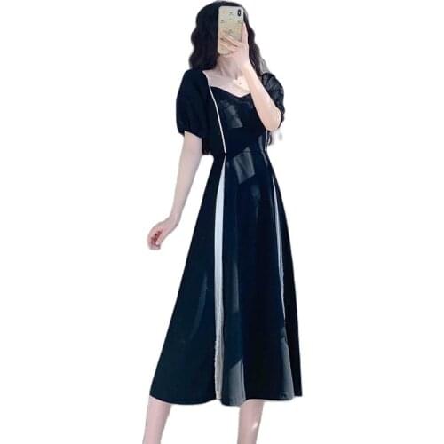 Черные летние платья TYJTJY China At AliExpress