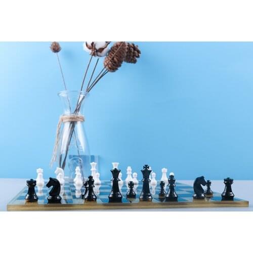 Xinyao 1pc White Chess Silicone Mold Accessories For Jewelry Making