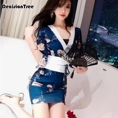 2021 japanese sexy comtumes woman dress japanese yukata robe dress japanese style kimono party nightgown pajamas massage gown