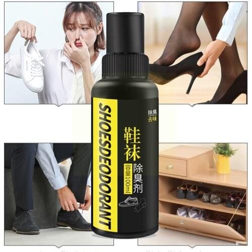 100ML Multi-Purposes Stain Protectors Sprays Shoes Socks Stink Freshener Spray Deodorant Odor Socks Spray Shoes Spray Remov A6P9