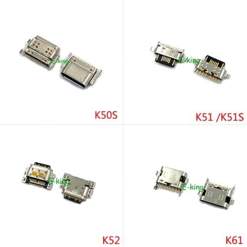100PCS For LG K50S K51 K51S K52 K61 USB Charging Connector Plug Dock Socket Port