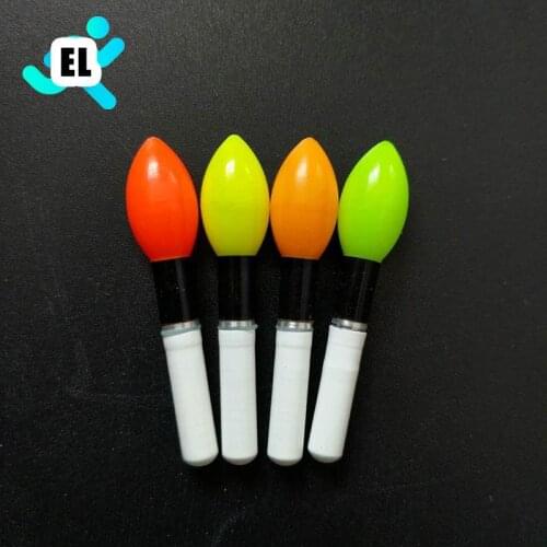 2pcs/lot Light Stick Yellow/Red/Orange Lightstick Work With LED Luminous Float Night Fishing Float Bobber Accessory