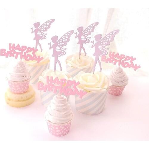 5pcs Lovely cartoon character fairy ballerina girl princess Cinderella cake decoration cake toppers birthday