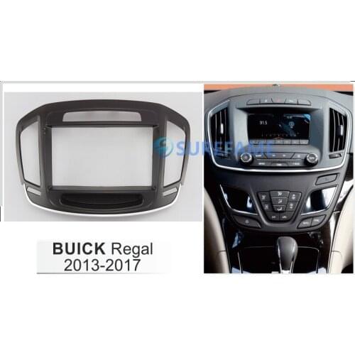 9 inch Car Fascia Radio Panel for Opel Insignia / Buick Regal 2013-2017 Dash Kit Install Facia Console Bezel Adapter Plate Trim