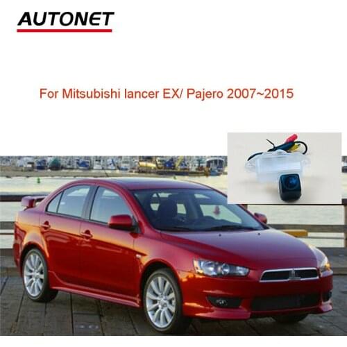 Autonet 1280*720P Rear view camera For Mitsubishi lancer EX /Pajero 2007~2015 license plate camera