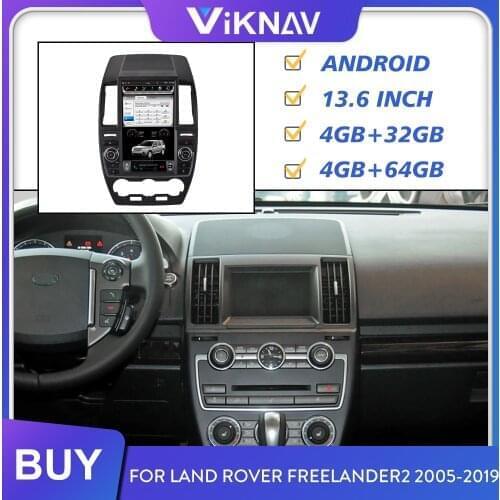 Vertical Screen Car Radio for Land Rover Discovery Freelander2 2005-2019 Android Auto Multimedia Player GPS Navigation Head Unit