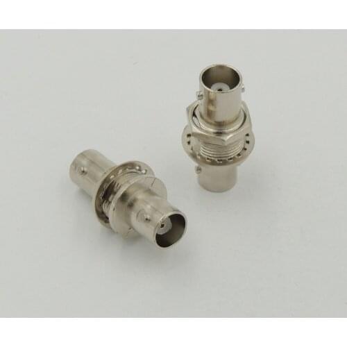 BNC female jack to BNC female jack with nut bulkhead Panel Mount RF Coax adapter connector