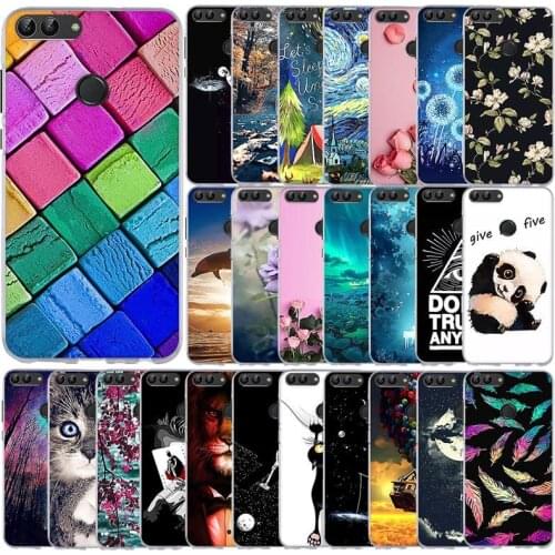 Case for Huawei P smart Case Cover Silicone Phone Case for Huawei Enjoy 7S Cover Case Candy Funda for Huawei P smart Coque