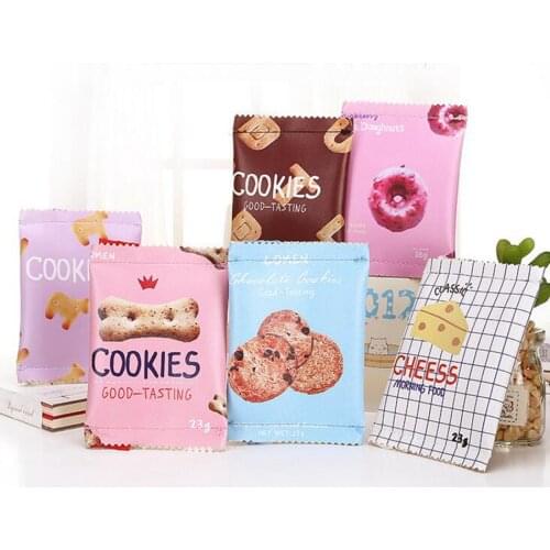 Creative Candy Snacks Coin Purse Women PU Leather Zipper Change Purse Wallet Holders Mini Money Bag For Kids Girl Gift