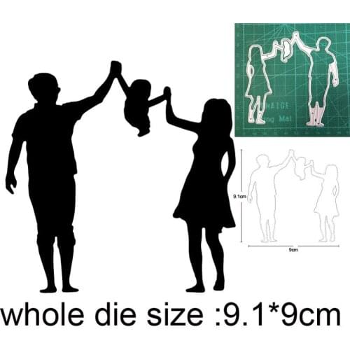 Family of Three New 2021 Metal Cutting Dies for DIY Scrapbooking Paper and Card Making Decorative Embossing Die Cut Craft dies