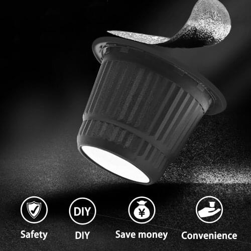 Update Original Disposable Reusable Empty Nespresso Capsule Aluminum Seals Stickers Useage Nespresso Capsule Filter Easy Through