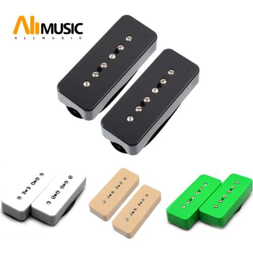 Single Coil Soap Bar Pickups For P-90 P90 Guitar Black/White/Ivory/Green Guitar Parts