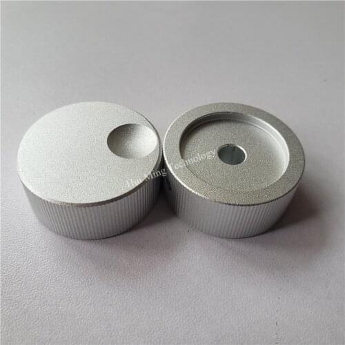 2pcs high quality aluminum knob solid potentiometer knob 32*13*6mm custom Volume potentiometer knob for HI-FI amplifier