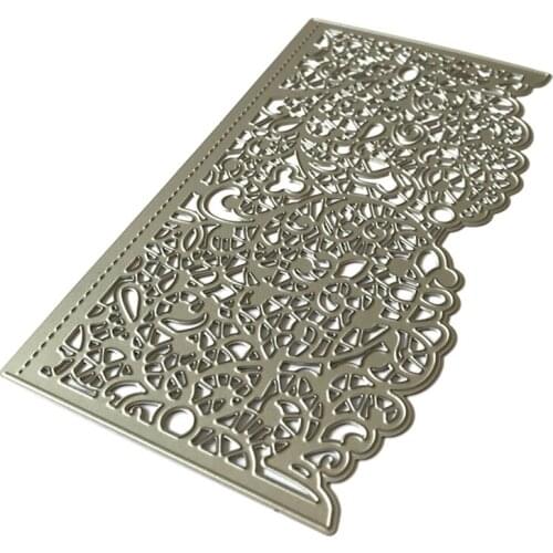 Wedding Lace Metal Cutting Dies Stencil Scrapbooking DIY Album Stamp Paper Card