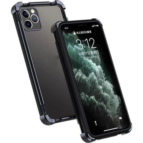 Metal Bumper Frame Anti-fall Protective Case for iPhone 7/8 7Plus 8Plus X XS Max XR 11 11Pro Max Mobile Phones Accessories