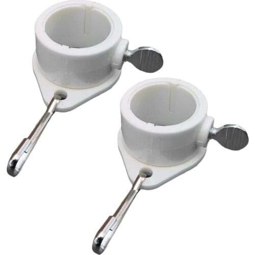 1Pairs Convenient Flag Pole Mounting Ring Clip Flagpole Mounting Rings 1"