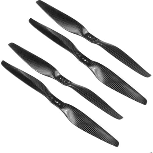 2Pairs Original Tarot High Quality Carbon Fiber 1355 1355R Prop Propeller CW CCW TL2829 Black for Multicopter
