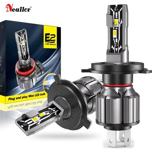 2Pcs LED Bulb 9005 HB3 9012 HIR2 H4 H7 H8 H9 H11 Car Fog Light For Chevrolet Ford Hyundai KIA VOLVO DRL Day Running Lamp 12V