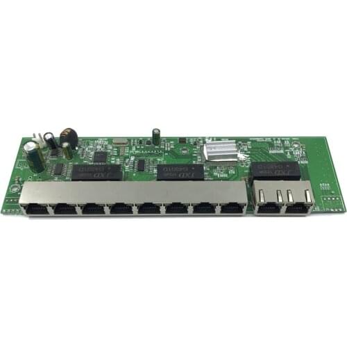 4 POE 48v 10 port gigabit unmanaged poe switch 8*10/100 mbps POE port; 2*10/100/1000 mbps UP Link poort; NVR port 280M