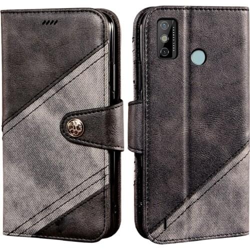 Flip Case For Tecno Spark 6 GO Book Leather Case Shockproof Bumper Flip Case For Tecno Spark 6 GO Cover