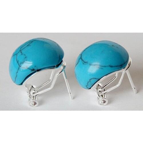 Hot Sell Ladys generous Natural jade 925 silver Inlay Earrings