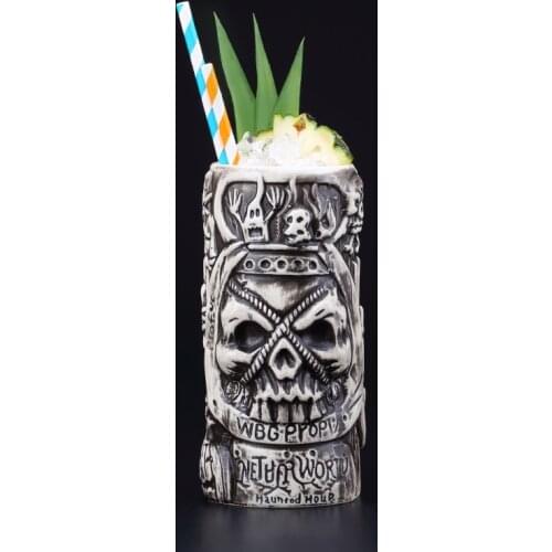 Pirates of the Caribbean Tiki Cocktail Cup Hawaiian Ceramic TIKI mug 570ml