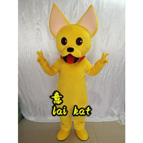 Dog Mascot Costume Clothing Dog Mascot Costume Fancy Dress Suit Cartoon Apparel Gift for Halloween party