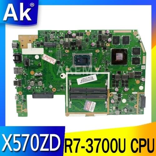 Motherboard For Asus TUF YX570Z YX570ZD X570Z X570ZD Laptop motherboard Mainboard R7-3700U CPU GTX1050 GPU