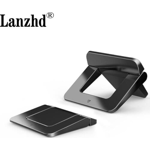 Mini Portable Invisible Laptop Holder Adjustable Cooling Feet Foldable Stand Heat Reduction Laptop Holder Stand Laptop E7T4