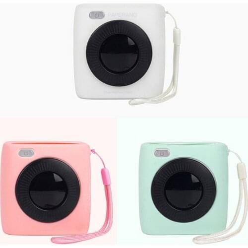 Soft Silicone Translucent Protective Cover Carrying Storage Case Bag Shell Protector For Paperang P2 Generation Photo Printer Ac