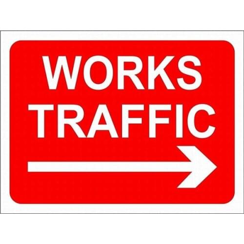 Works Traffic Tin Sign art wall decoration,vintage aluminum retro metal sign,iron painting vintage decoration sign