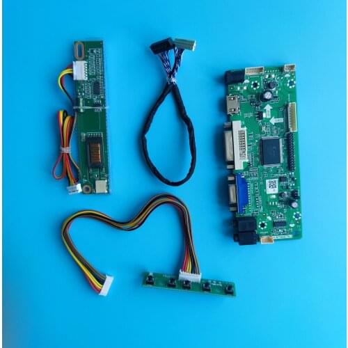 LCD DIY VGA DVI 30pin Driver board M.NT68676 Controller kit For CLAA154WA05AN 15.4 inch 1280X800 Panel Screen monitor