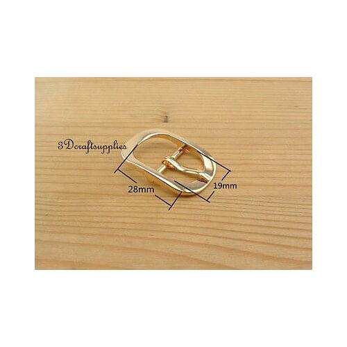 Belt buckle Center Bar buckle pin buckle 3/4 inch 19 mm golden 6 pcs K116