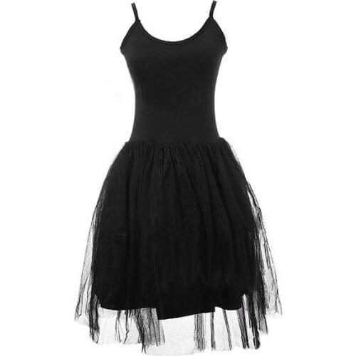 Adult Ballet Dress White/Pink/Black Swan Lake Ballet Costume For Women Sleeveless Professional Long Tutu Gymnastics Leotard