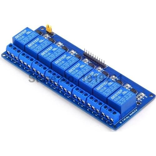 10PCS 8 Channel 5V Relay Module Low Level Trigger 8-way Relay Module Board for Arduino PIC AVR MCU DSP