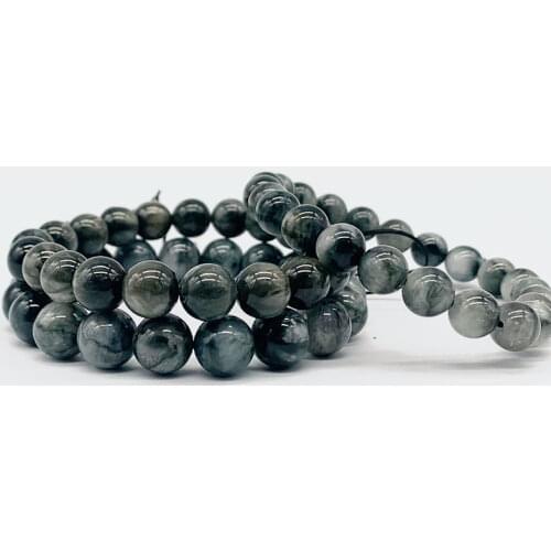 AA Good Quality Nature Hawk Eye 100% Really Color Round Bead Men Bracelet For Girl Women 5 MM -12 MM Not Glass Fashion Jewelry