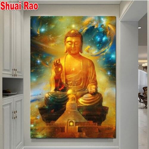 5d diy Diamond Painting Buddha Icon zen Custom Photo diamond mosaic full square drill diamond embroidery home decor Gift