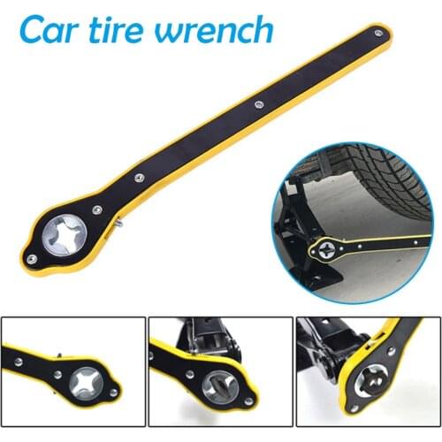 Auto Labor-Saving Jack Ratchet Wrench with Long Handle Car Repair Tool Easy to Use