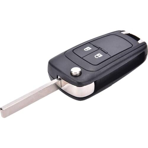 2 Button Flip Remote Key Case Shell For Chevrolet Epica LOVA Spark