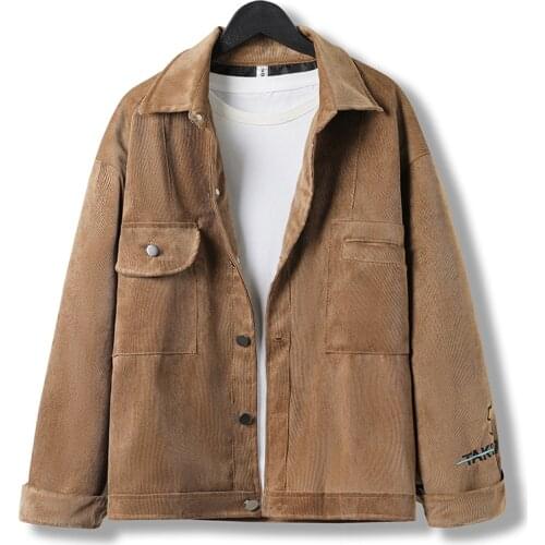 FANTUOSHI Mens Corduroy Jackets