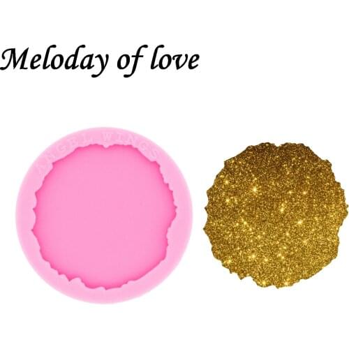 Glossy Love/Stethascope with Heart Epoxy Resin Molds Silicone Mold Diy Making Fits on A 1.58 Inch Diamond Badge Reel DY0470