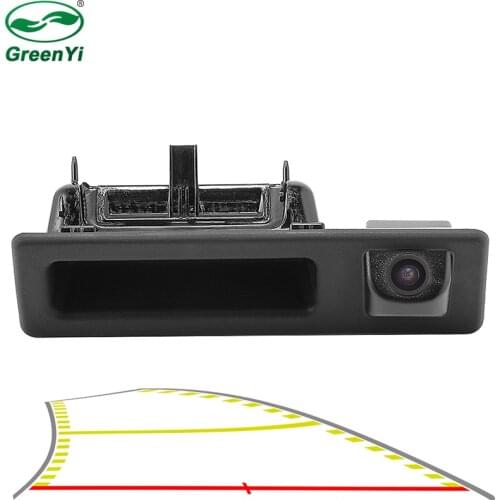 Vehicle Dynamic Trajectory Parking Line Car Trunk Handle Rear View Camera For BMW X1 X3 X4 X5 F30 F31 F34 F07 F10 F11 F25 E84