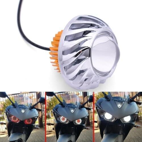 Motorcycle Headlight Bulbs Hi Lo Strobe beam Double Halo Angel Devil Eye For Suzuki GSF600 Bandit GS1000 GS500 GSX1100F Katana