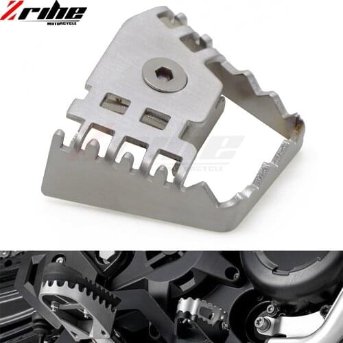 Motorcycle Foot Brake Lever Extension Rear Brake Peg Pad Enlarge Extender For BMW F800GS F700GS F650GS R1200GS ADV/R1200GS LC