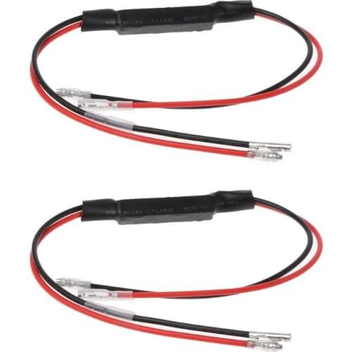 New 1 Pair DC 12V Cement Load Resistors For Motorcycle LED Turn Signal Indicator Light Motorbike Accessories