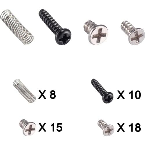 EXtremeRate 51pcs Full Set Replacement Part Screws Screw For Nintendo Switch Joy-Con