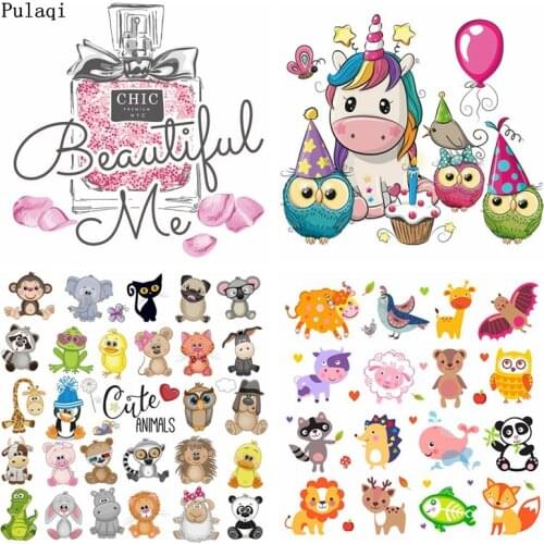 Pulaqi Love Peace Patch Iron On Transfers Heat Thermal Vinyl Hot Ironing Stickers On T-shirt Clothes Patches Applique Stripe DIY