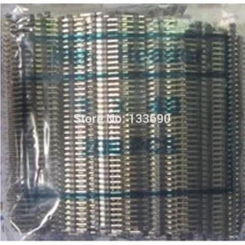 10pcs/lot Good quality 2.54mm 1X40 Single Row black needle PINS Male Pin Header Strip