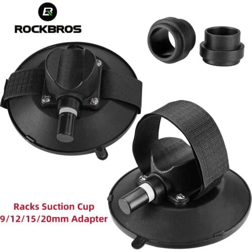 ROCKBROS Bicycle Car Racks Front Rear Suction Cup 9mm 12mm 15mm 20mm Barrel Shaft Adapter Bike Roof Racks Cycling Accessories